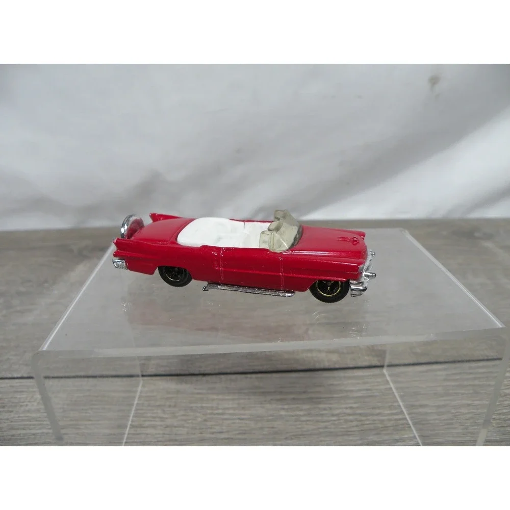 Hot Wheels Cadillac Eldorado Convertible Red Vintage Diecast Car 1950s Style